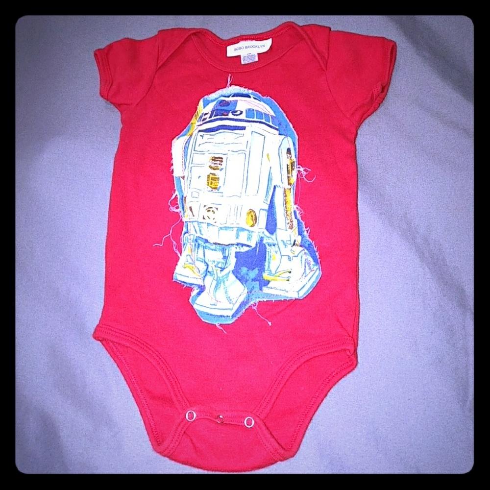 One of a kind Bobo Brooklyn R2D2 onesie 6-12 mos